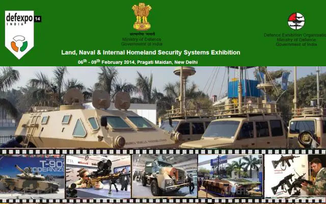 DefExpo 2014 pictures video Web TV Televsion photos images land Naval Internal Homeland Security Systems Exhibition New Delhi India Indian defense industry military technology