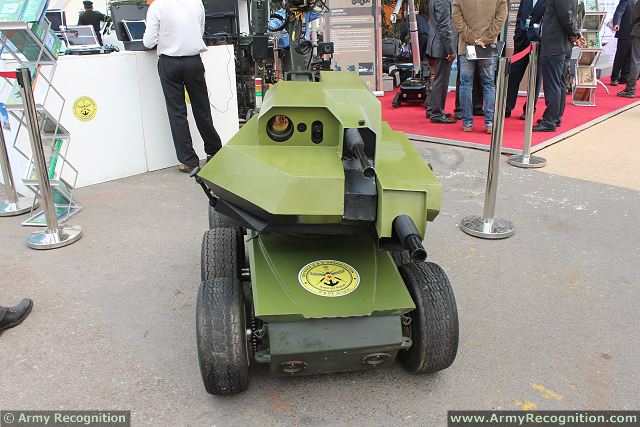 The research and development establishment of India has developed the "RUDRA", a new gun mounted remotely operated vehicle. The RUDRA is especially designed for Army and Paramilitary forces to provide an autonomous vehicle to perform counter insurgency operations, hostage situations and hold-ups within buildings reducing risk for the soldiers.