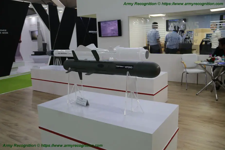 L and T MBDA presents 5th generation of anti tank guided missile at DefExpo 2018 925 001