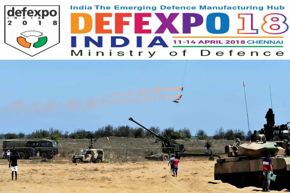 Tomorrow opening of DefExpo 2018 International Defence Exhibition in Chennai India 925 001