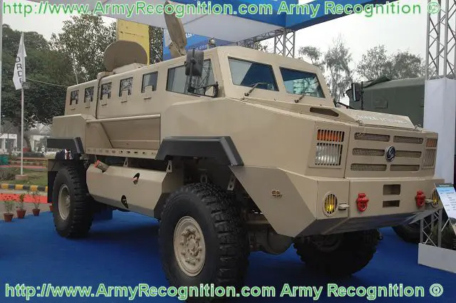 MPV Ashok Leyland mine protected vehicle technical data sheet description information pictures intelligence specifications photos images India Indian 