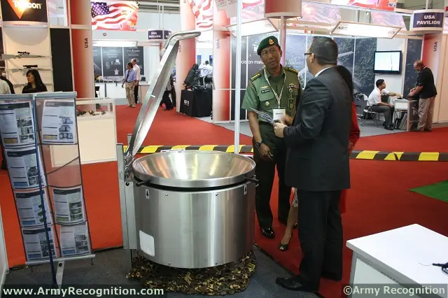 SERT presence at the International Tri-Service defense Exhibition IndoDefence 2012 didn't go unnoticed, with many military personnel of all grades as well as trade visitors stopping by the French exhibitor's booth to check its new mobile Platform Field Kitchen CRP1000's cooking module fitted with a wok.