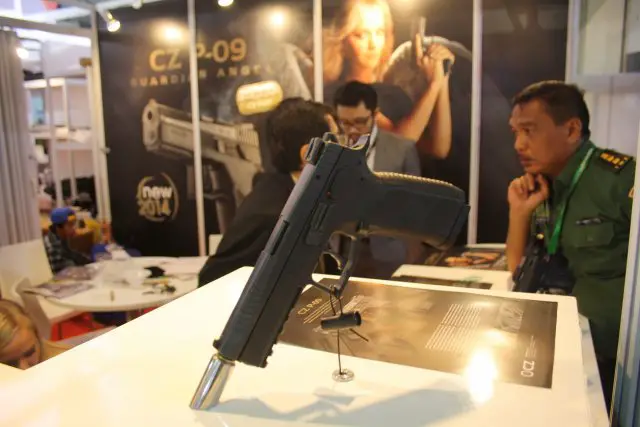 At IndoDefence 2014, which was held in Jakarta, Indonesia, CZ Ceská Zbrojovka, which is a long-standing and the most important Czech manufacturer of small arms and one of the most important armament factories in the world, has specially highlighted its newest product, the CZ P-09 9 mm pistol. 