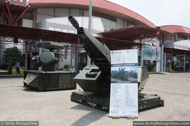 At IndoDefence 2014, Rheinmetall is displaying the Group’s globally leading competence in air defence. Furthermore the Indonesian Air Force is displaying a fire control unit and an effector from the Skyshield air defence system. In February 2014, Rheinmetall has announced an order for the Rheinmetall-made Oerlikon Skyshield air defence systems.
