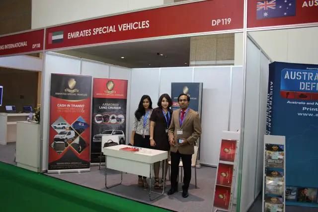 At Indodefence 2016 Emirates Special Vehicles introduces  ts wide range of products and services