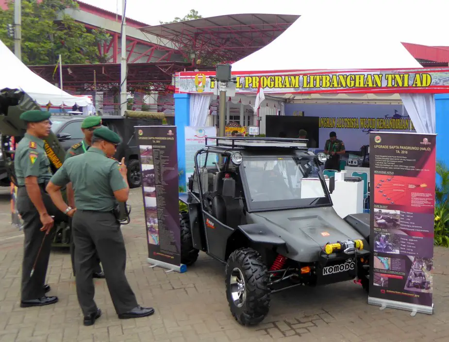 IndoDefence 2018 Indonesian artillery unveils experimental buggy for hostile fire detection