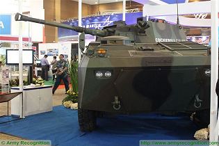 Badak FSV 90mm fire support 6x6 armored vehicle data sheet specifications information intelligence photos pictures video PT Pindad Indonesia Indonesia army defense industry military equipment