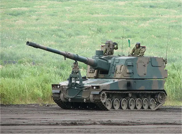 The Type 99 is the second 155mm self-propelled howitzer uses by the Japanese armed forces.