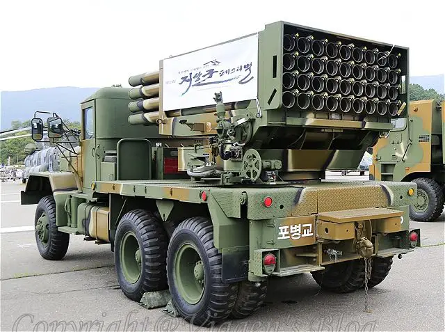 In response to the growing missile and rocket threat from the North, South Korea has developed the new 230mm multiple rocket launch system (K-MLRS) to replace its old 130mm K136 Kooryong MLRS fleet with the goal of completing the upgrade by later this year.
