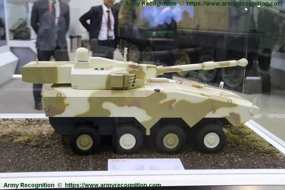 Tigon 8x8 armored vehicle unveiled by Hanwha Defense Systems DX Korea 2018 South Korea 925 001