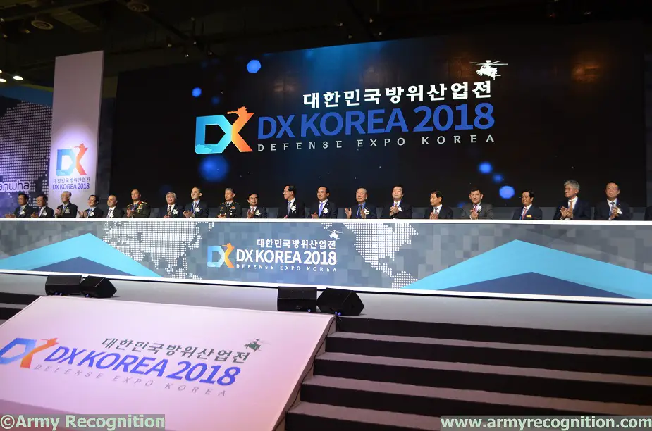 Today Opening of DX Korea 2018 Defense Exhibition in Seoul South Korea 1