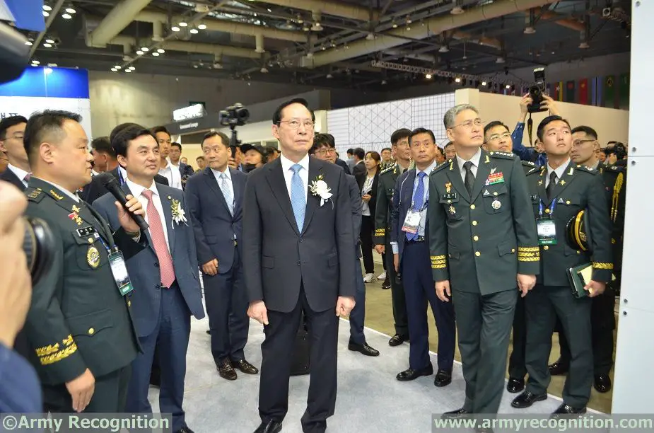 Today Opening of DX Korea 2018 Defense Exhibition in Seoul South Korea 2