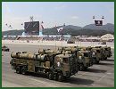 South Korea displayed its new longest-range missile Hyunmu-3 capable of striking all of North Korea and other sophisticated weapons at a massive military ceremony Tuesday, October 1, 2013, a display of force meant to show Pyongyang that any provocation would be met with strong retaliation.