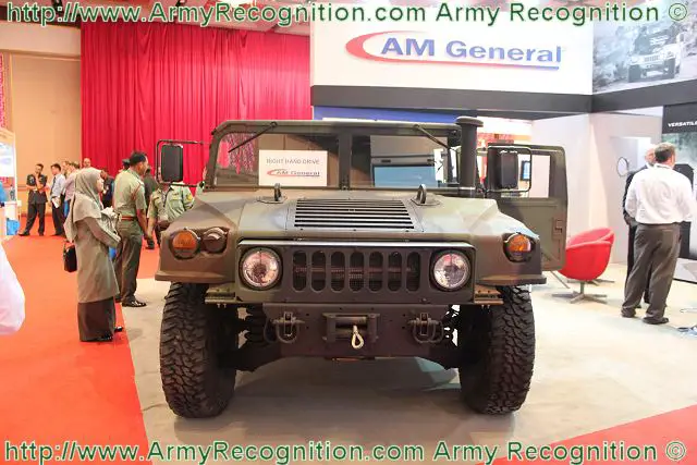 At DSA 2012, the American Company AM General has introduced a new right-hand drive for the sixth generation, expanded-capability HMMWV. Built to the same rigid performance requirements of the U.S. military, and preserving the quality, mobility, and durability that made HMMWV famous, this new option makes this iconic vehicle available to an even wider international market.