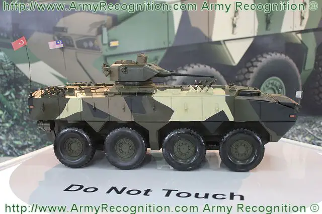 The AV-8 will be manufactured by DEFTECH in Malaysia, based on the FNSS-designed PARS 8x8 multi-purpose, multi-mission, wheeled armored vehicle. The AV8 will be redesigned by FNSS and DEFTECH engineers specifically to meet the requirements of the Malaysian army. 