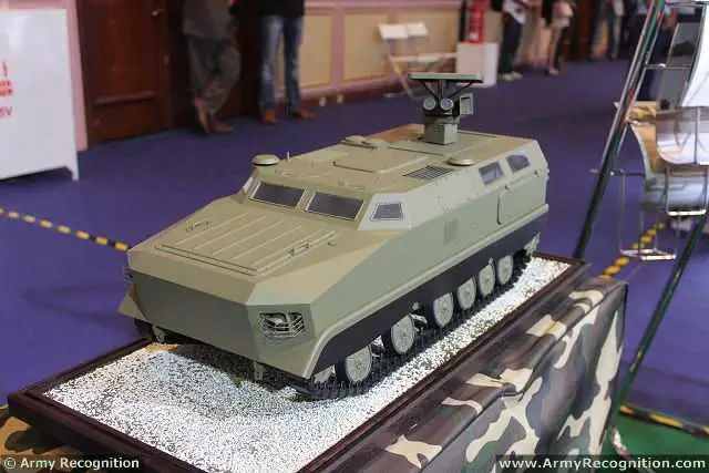 At DSA 2014, the Defense Services Asia Exhibition in Kuala Lumpur, Malaysia, the Belarus Company Minotor-Service unveils a new family of tracked armoured vehicle, named Mosquito. This new range of vehicle is based on the 3T Mosquito which is now in service with the Belarus army. 