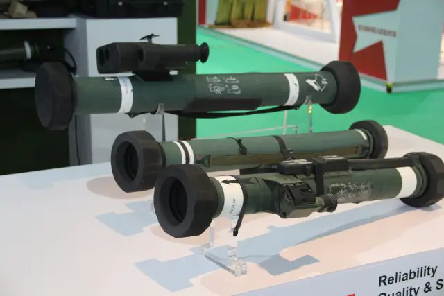 Instalaza from Spain showcased its new C90 CS man portable anti tank missile system at DSA 640 001