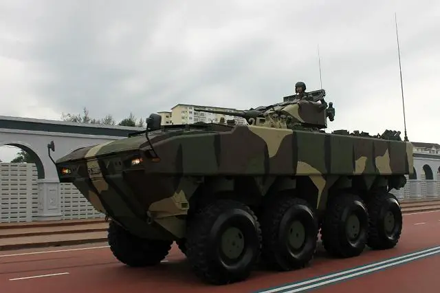 AV8 AV-8 8x8 armoured vehicle personnel carrier technical data sheet specifications information description pictures photos images video intelligence identification Malaysia Malaysian army defence industry military technology 