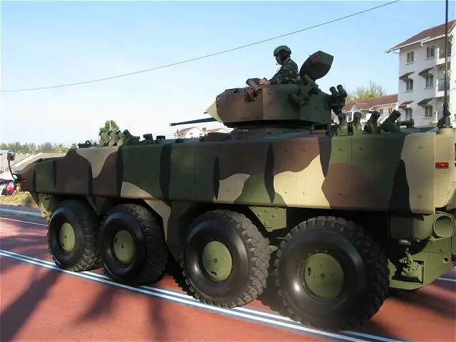 The Malaysian Armed Forces are assessing the prototype of the future generation of combat armoured vehicle, AV8, before its production commences locally. Malaysian Defence Minister Datuk Seri Dr Ahmad Zahid Hamidi said, the ATM had received the prototype and were conducting tests.