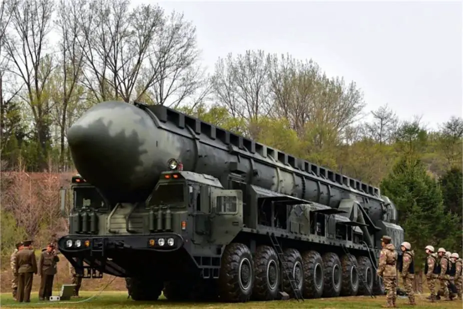 Hwasong 18 ICBM three stages solid fueled intercontinental ballistic missile North Korea 925 003