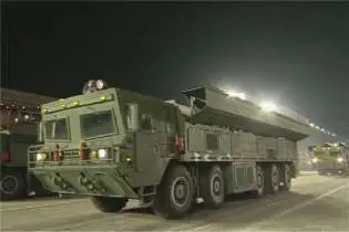 KN 23 mobile short range tactical ballistic missile North Korea left side view 001