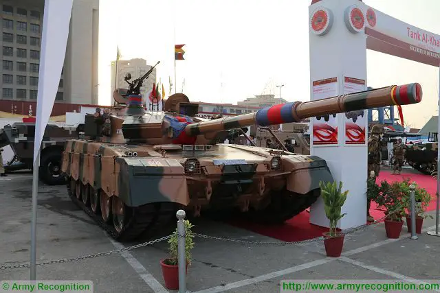 Al-Khalid 1 main battle tank Heavy Industries Taxila IDEAS 2016 Defense Exhibition Karachi Pakistan 640 001