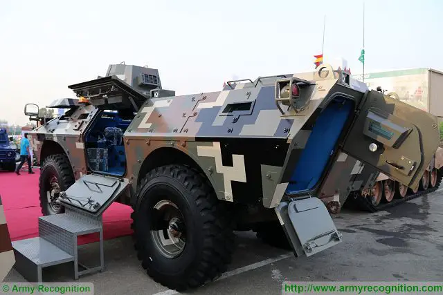 New upgrade variant of the Dragoon 4x4 armoured security vehicle manufactured by Heavy Industries Taxila from Pakistan in collaboration with a Belgian Company is showed at IDEAS 2016, the International Defense Exhibition in Karachi, Pakistan. 