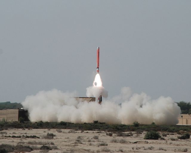Pakistan's military says it has successfully test-fired the cruise missile Hatf-7 (Babur) capable of carrying a nuclear warhead on Monday, September 17, 2012. The launch, the site of which was not disclosed, was made from a mobile launcher according to media reports.