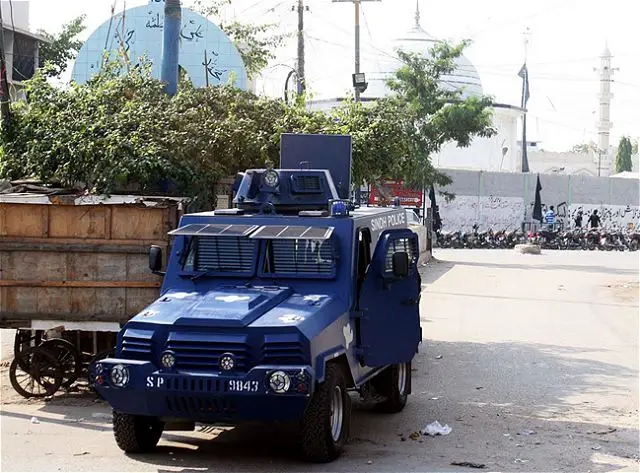 Mohafiz light protected vehicle of Pakistani Police.