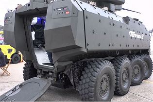 Terrex 3 8x8 armoured vehicle personnel carrier technical data sheet specifications description information identification intelligence pictures Singapore ST Kinetics army defence industry military technology