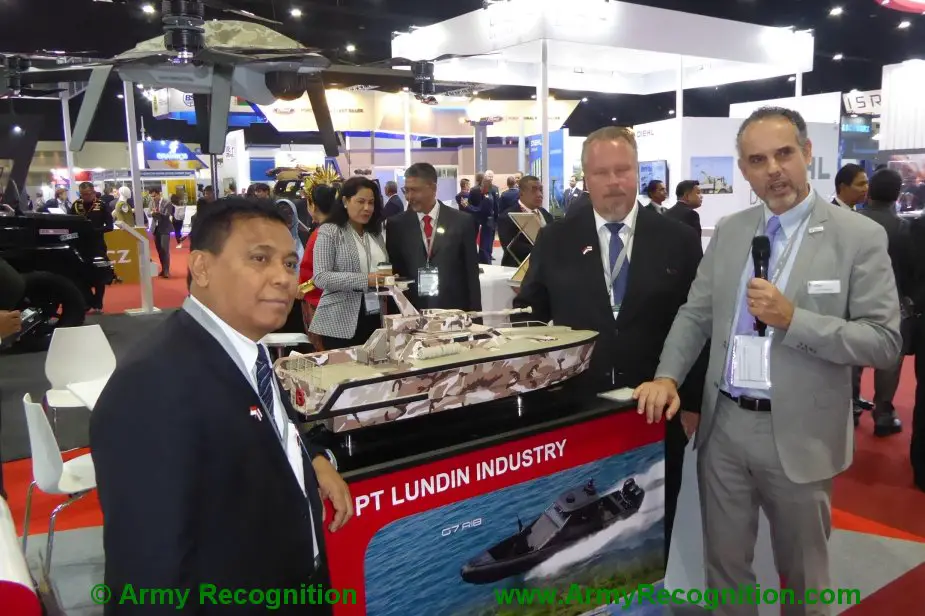 Defense Security Thailand 2019 John Cockerills C3105 turret to be fitted by PT.Lundin on X18 Tank Boat 1