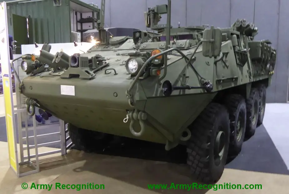 Defense Security Thailand 2019 Thai Army displays its first M117 Stryker ICV