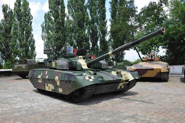 Ukrspetsexport, Ukraine's state arms exporter presents to Thai army officials the first main battle tank T-84 Oplot which will be delivered to the Army of Thailand. According to the contract by the end of 2014, Ukraine should submit 49 such machines to Thailand. 