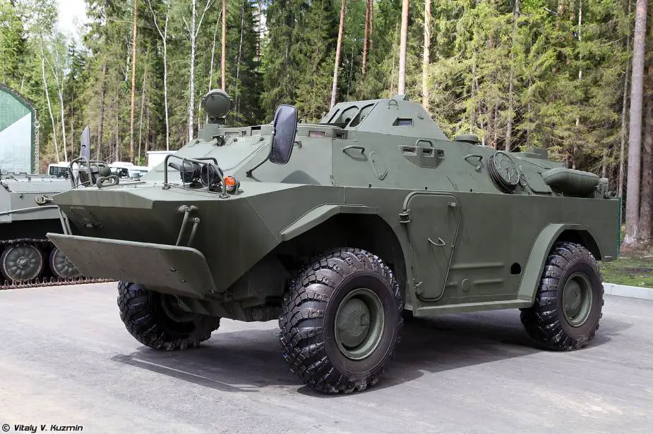 Pro Russian fighters use modernized BRDM 2A 4x4 armored vehicles in Ukraine 925 002