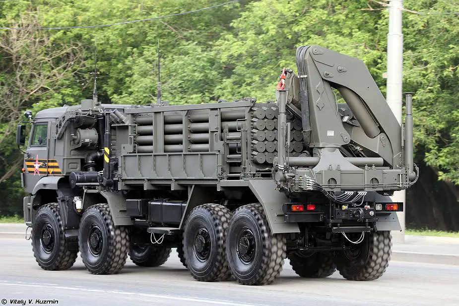 Russian army deploys in Ukraine its new ISDM Zemledeliye Mine mine laying system 925 003