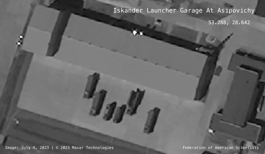 Satellite imagery exposes Belarus nuclear capable Iskander missile launchers 925 002
