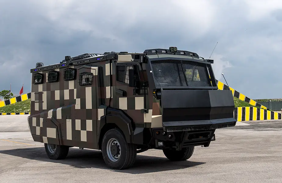 Ejder Kunter armoured miliatry truck Nurol Makina Turkey Turkish defense security industry 925 001