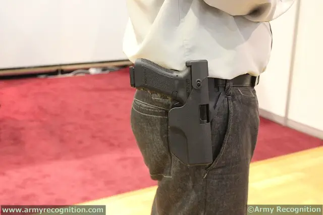 At IDET 2013, the defence exhibition currently held in Brno, Czech Republic, Spanish Company "Automatic Holster" presents a full range of revolutionary Automatic Holsters dedicated to law enforcement. The Automatic Holster(AH) for pistols is the revolution in the world of police.