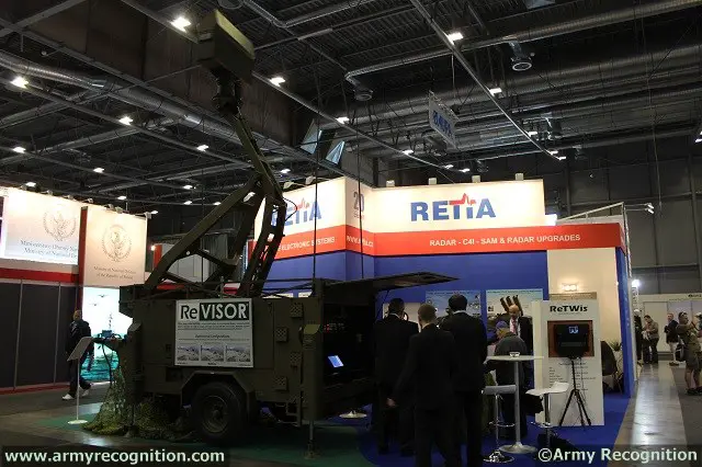 At IDET 2013, the defence exhibition currently held in Brno, Czech Republic, Czech Company RETIA unveils for the first time a new short range radar system. Short range radar ReVISOR is a basic radar sensor for battlefield airspace survey.