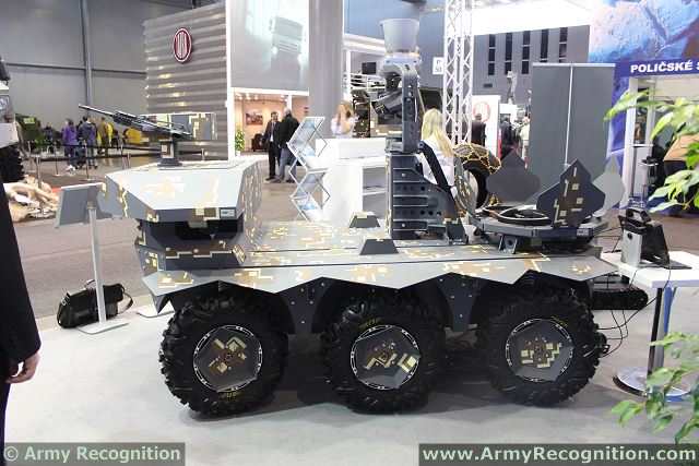 At IDET 2013, the Czech Defence Company VOP CZ, s.p. which is specialized in the field of military equipment, engineering production and development presents a new concept of UGV Unmanned Ground Vehicle, the TAROS 6x6. The goal is to provide an autonomous system that can be used to protect critical areas without any human intervention. 