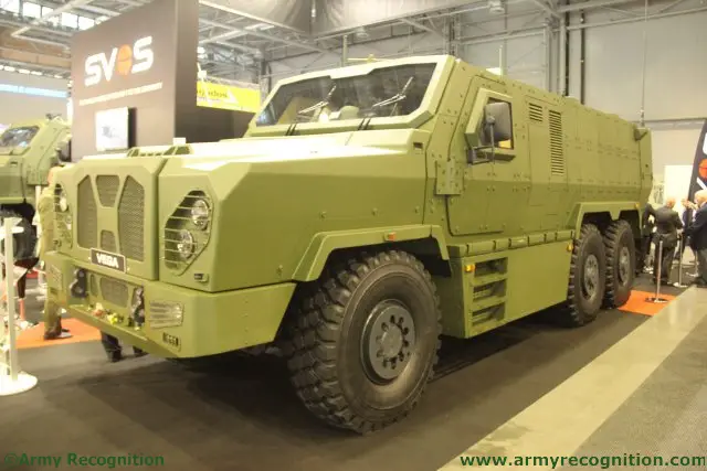 At IDET 2015 SVOS showcases a 6x6 version of its VEGA multi-role armoured vehicle 640 001