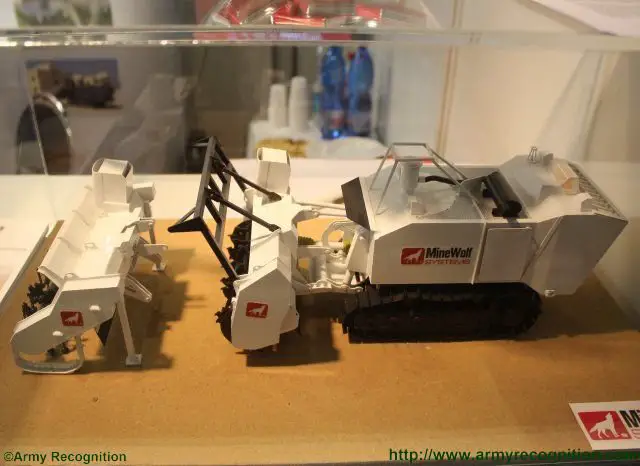 MineWolf Systems unmanned Mini MineWolf MW240 introduced at IDET 2015 640 002