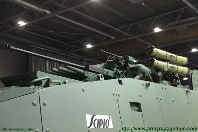 Rosomak EVPU unveil the Scipio project a Turra 30turret fitted on Rosomak armoured vehicle 640 002