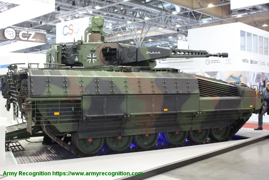 IDET 2019 PSM presents its PUMA vehicle to replace the BMP 2