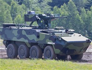 Pandur II 2 CZ M1 wheeled armoured data sheet specifications description information identification pictures photos images Czech Republic army wheeled military vehicle Ceska Zbrojovka infantry fighting vehicle