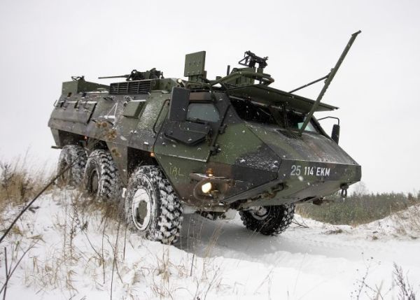 The Estonian Defence Forces presented the new armored vehicle personnel carrier Sisu XA-188 in Männiku practice field. Estonia is buying 81 new armored vehicles from the Netherlands and they should gradually reach the members of the Defence Forces of Estonia by the year 2015. 