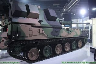 KRAB 155mm self-propelled howitzer tracked armored technical data sheet specifications pictures video description information photos images identification intelligence Poland Polish army industry military technology