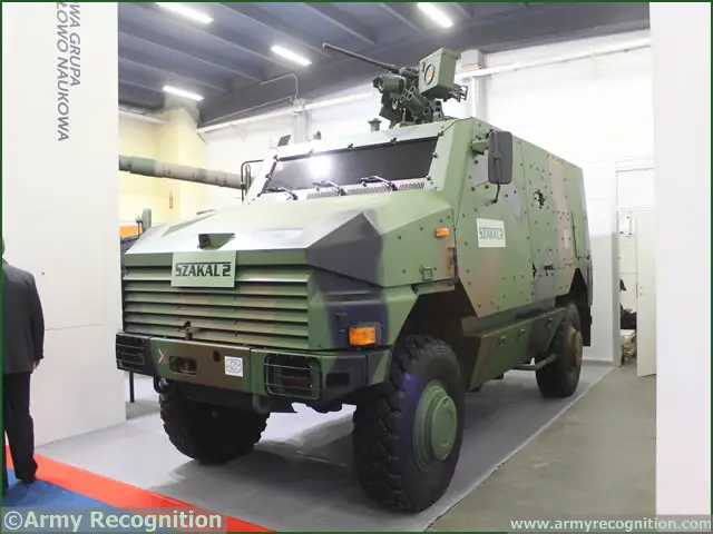 At MSPO 2013, International Defense Exhibition in Poland, Nexter and WZM, present the JACKAL 2. This 4x4 light armored vehicle is a variant of the Nexter ARAVIS for a Polish RFI (Request For Information) to replace the BRDM2 4x4 truck.