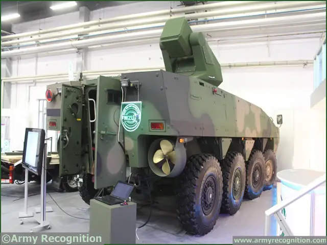 At MSPO 2013, International Defense Exhibition in Poland, The Polish manufacturer WZU presented an new air defence solution. The system includes the RIM-162 ESSM missile of Raytheon, the MTTIR Radar of Thales and a Rosomak as a radar carrier. Themissile is carried by a special WZU truck. 