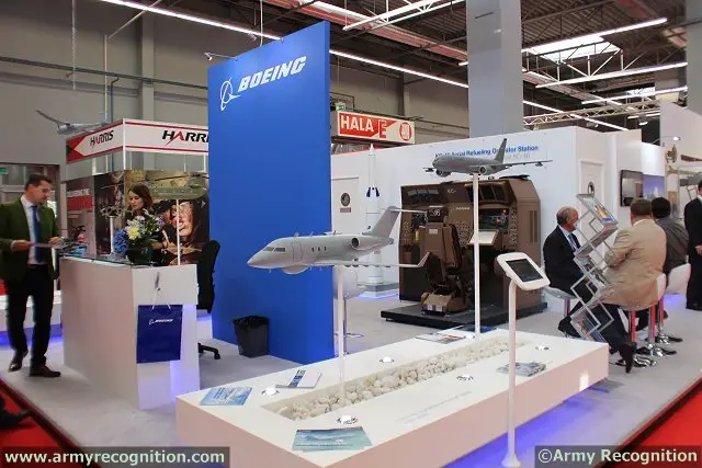 At MSPO 2014, the International Defense Industry Equipment which takes place from the 1 to 4 September 2014 in Kielce, Poland, Boeing highlights several of its defense products and services including the AH-64 Apache and AH-6i combat helicopters, the KC-46A Pegasus aerial refueling tanker, and unmanned aerial systems such as the ScanEagle, among other programs.